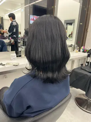 セミロング カラー 💖トレンド春夏 カラー💖FUTAのヘアスタイル