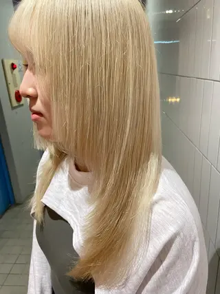 ロング カラー 浅野 匠のヘアスタイル