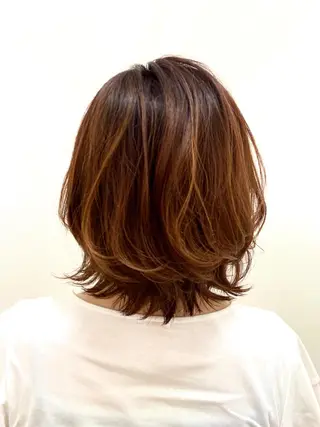 ミディアム OJIMA YUKAのヘアスタイル