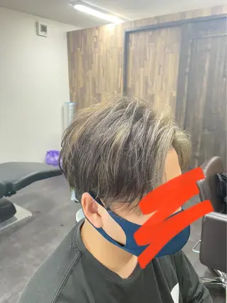 カラー メンズ 森田 滉平のヘアスタイル