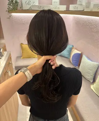 カラー merc.🧸🫧 平山莉子のヘアスタイル