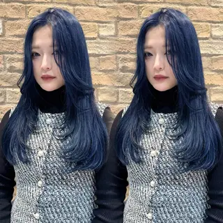 ロング カラー Kaede/ブリーチ なし/レイヤー🤍のヘアスタイル