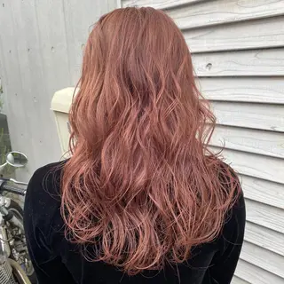 セミロング カラー 🪭risa 暖色/レイヤー🪭のヘアスタイル