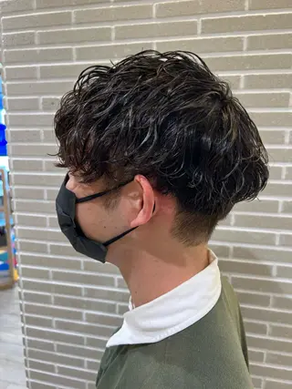 パーマ メンズ 赤本悠斗波巻きパーマ メンズパーマのヘアスタイル