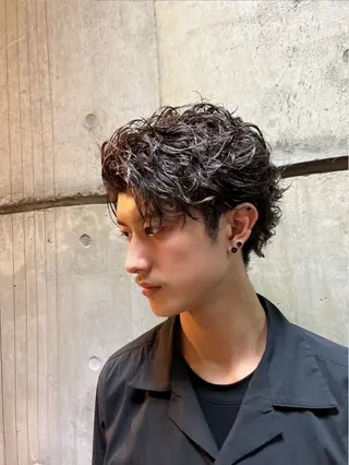 パーマ メンズ 五十嵐 圭音のヘアスタイル