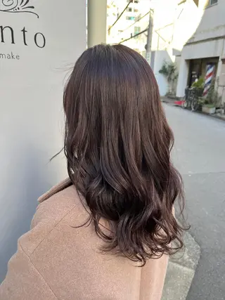 ロング カラー ツヤカラー🫧Sae ネイルモデル募集中のヘアスタイル