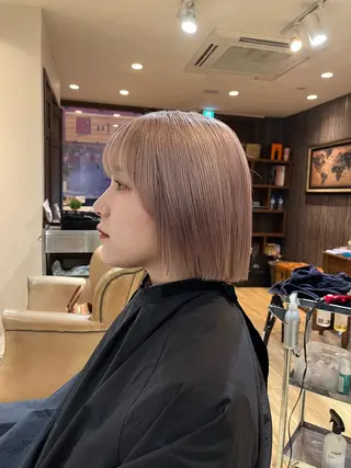 ショート カラー 中園康 /カラー/ブリーチのヘアスタイル