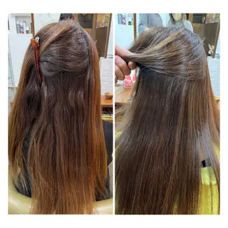 ロング パーマ 山田 梓のヘアスタイル