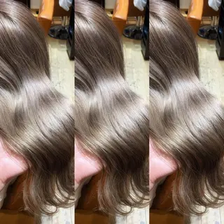 セミロング ✨縮毛矯正✖︎顔周り レイヤー✨ナカムラのヘアスタイル