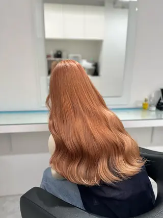 ミディアム カラー ❄最強かわいいカラー ❄️MINA❄️のヘアスタイル