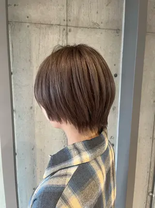 ショート カラー ヘアアレンジ ボブ×艶カラー 特化・リクト💥のヘアスタイル