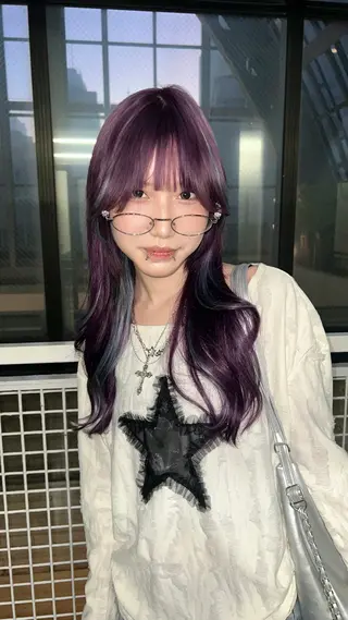 セミロング 艶髪／シールエクステ 🌻ノゾミ🌻のヘアスタイル