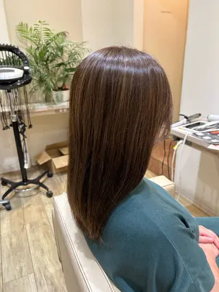 ロング カラー 武井 哉子のヘアスタイル