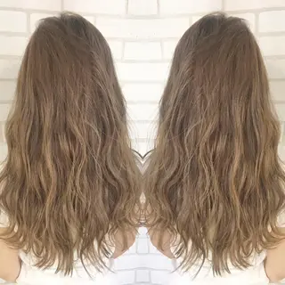 セミロング カラー 佐藤 高徳のヘアスタイル