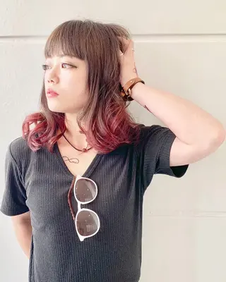 ロング カラー 大政源氏🌈✨ Genjiのヘアスタイル