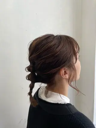 ミディアム 田原春 花梨のヘアスタイル