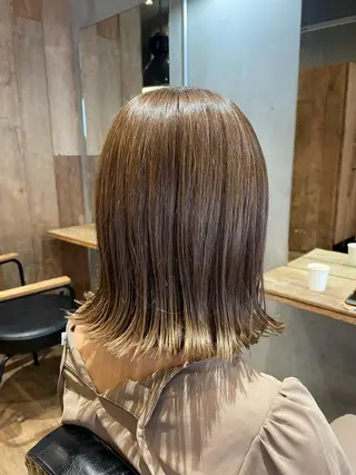 ミディアム カラー ヘアアレンジ 【 Lafith 】 WAKOのヘアスタイル