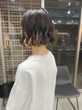 パーマ ボブパーマコテ巻き風 パーマNo1深江秀平のヘアスタイル