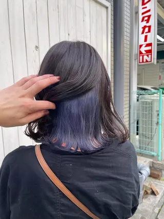 ミディアム カラー Assemble YUYAのヘアスタイル