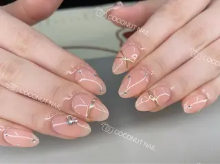 ネイル 神田 ココナッツのネイルデザイン