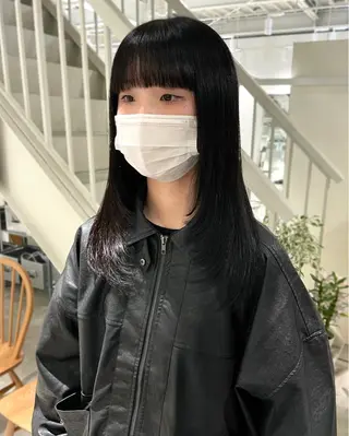 ロング 林 千聖のヘアスタイル