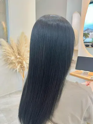 ロング 加藤 明香里のヘアスタイル