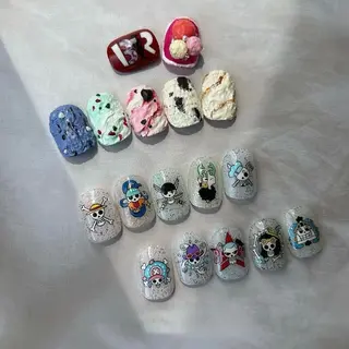 ネイル パラあり！フィルイン 美フォルムのネイルデザイン