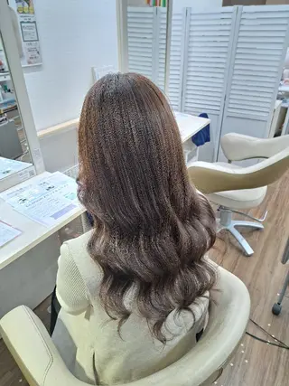 カラー ロング GLOSS❤︎ Harunaのヘアスタイル