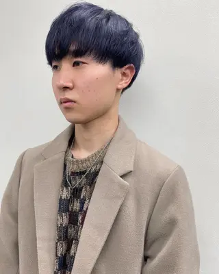 カラー メンズ タケ/ボブショート モデル募集のヘアスタイル