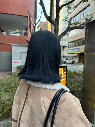 カラー 笠井 彩花のヘアスタイル