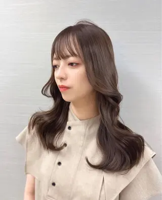 ミディアム カラー 韓国ヘア 店長NEGIのヘアスタイル