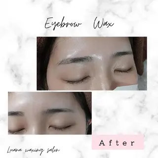 アイブロウ Luana wax 🐚根本のエステ・リラクイメージ