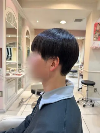メンズ ツヤ重視 ワンカラー🫧Mioのヘアスタイル