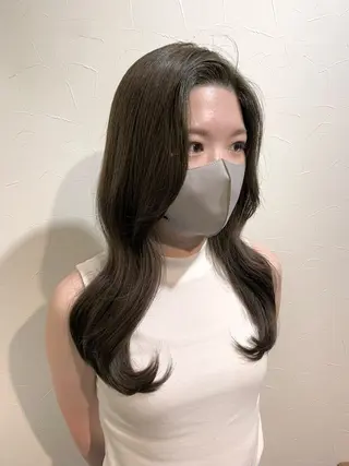 ロング カラー 柔らか垢抜けｶﾗｰと ｶｯﾄ🫧ASUKAのヘアスタイル
