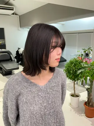 ミディアム とば みゆうのヘアスタイル