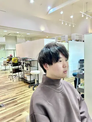 ショート メンズ 藤森 達也のヘアスタイル