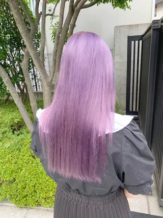ロング カラー ヘアアレンジ 💕ブリーチ/ヘアメ 🎀YUUKAのヘアスタイル