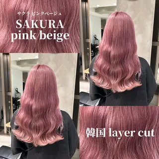 ロング カラー 《暖色/韓国hair 》🇰🇷桑原ユキネのヘアスタイル