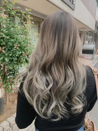 ロング カラー ヘアアレンジ 韓国hair🦋 Nanaのヘアスタイル