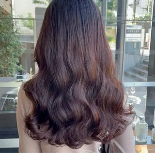ロング パーマ ‎💚韓国風レイヤー 🇰🇷💚 ちえのヘアスタイル
