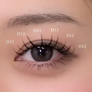 マツエク・マツパ natsumi / 梅田束感まつげ🎀のマツエク・マツパデザイン