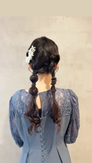 ロング ヘアアレンジ タナカ カナ🫧のヘアスタイル
