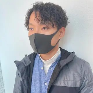 ショート カラー パーマ メンズ 🔥メンズカラー🔥 セヤシュウヘイのヘアスタイル