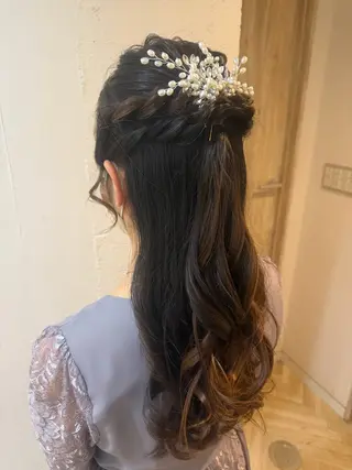 ヘアアレンジ アレンジ/艶髪/ 艶カラー/koumeのヘアスタイル