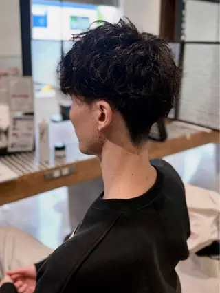 パーマ メンズ Zina.金上美玲 ✲Layer✲南船橋のヘアスタイル