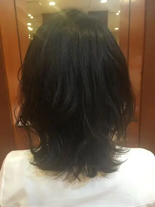 ミディアム パーマ ✨🌿大人可愛い愛さ れhair🌿✨松本のヘアスタイル
