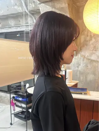 ミディアム カラー 暖色カラー/レイヤー 🌙 オノユリカのヘアスタイル