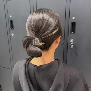ヘアアレンジ 透明感カラー🫧 ✴︎meiのヘアスタイル