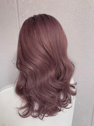 セミロング カラー 💎赤み消しカラー 特化型デザイナー💎のヘアスタイル