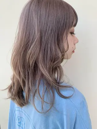 カラー 本格韓国ヘア🇰🇷 【uni】キューさんのヘアスタイル